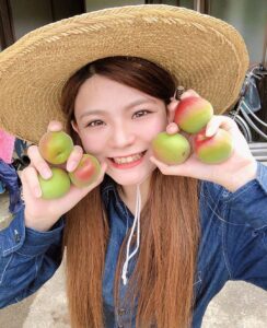 梅農家の美人農業女子